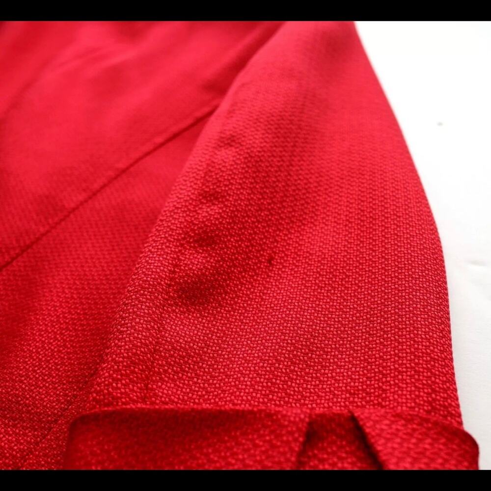 Tahari‎ ASL Classics 8 Bright Red 3/4 Sleeve Jacket IMMACULATE - Picture 9 of 9